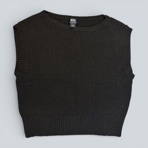 Maeve Black Sleeveless Knit Top | Small